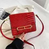 12% OFF Bag 2024 New Launch Designer Handbag New Pig Nose Crocodile Pattern Tofu Flight Attendant One Shoulder Crossbody Small Square