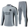 2024 2025 French Fran CE CE Tracksuit Paris Training Suit Soccer Jerseys Benzema mbappe Equipe de Full Sets Kids Kit Men 23 24 25 Ppsg Half Pull Long Dlineve Chandal Futbol