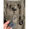 Men's Pants Autumn And Winter Men's Overalls Machine Leisure Function Wind Pocket Drawcord Belt Splicing Loose 2023