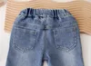 Jeans Jeans Jeans Spring Autumn Children moda calça de jeans roupas para bebê de 1 a 6 anos crianças calças de calça de calça 230512