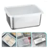Dinnerware Sets Refrigerator Storage Bin Containers Stainless Steel Lunchboxes Seal Stackable Go Lids Sandwich Metal