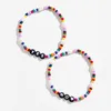 Choker Moda Beaded Necklace Summer Jewelry For Women Seed Beads Letter Alphabet Necklaces Femme Fashion Charm Handmade