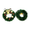 Fiori decorativi 5 pezzi miniature Gioco giocattolo Mini ghirlanda di albero di Natale con palla di Natale Stivali da pioggia Ornamento Forniture d'arte per bambini Set