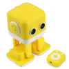 Electric/RC Animals WL Toys Cubee Mini RC Intelligent Robot Boy Smart Bluetooth Speaker Musical Dancing Programmering Machine Gest Control Led Face 230512