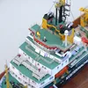Andra leksaker 1 250 Tysk Mellum Marine Pollution Monitoring Ship Paper Model 230511