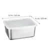 Dinnerware Sets Refrigerator Storage Bin Containers Stainless Steel Lunchboxes Seal Stackable Go Lids Sandwich Metal