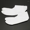 民族服日本の靴下シンプルな白い黒い足のバッグノンスリップボトムエラスティック2本指の着物のコスプレアクセサリー
