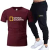 Mens Tracksuits conunto de ropa deportiva informal para hombre conunto de dos camisetas de marca ropa de calle y s3xl verano 230511