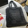 Luxe handtas Damesontwerper The Tote Bags Straw Schoudertassen Strand Weaving Raffia Grote capaciteit Casual bakken Handtas Hollow Summer Beach Vakantiebag