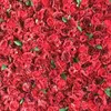 Decorative Flowers Wedding 3D Flower Wall Panel Runner Fleurs Artificielles Silk Rose Peony Party Backdrop Decoration Red 8pcs/Lot TONGFENG