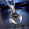 Pendentif Colliers Hommes Acier Inoxydable Scorpion Scorpion Zodiac Collier Bijoux Hommes