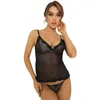 Lingerie erótica de roupas de dormir feminino