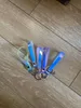 Creative Colorful Laser Leather Rep Keychain PVC Color Changing Par Bag Car Keychain Jewelry Gift in Bulk