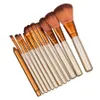 Makyaj 12 PCS/Set Fırça Makyaj Fırçası Kiti Göz Farı Alışmaz Kozmetik Fırçalar Araçları Juegos de Brochas de Maquillaje Para Colorete De Sombra de Ojos