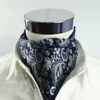 Scarf for men's scarves silk scarves fashionable British stripes polka dots double-sided suit shirt neckline scarf