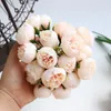 Decorative Flowers Romantic Simulation Flower No Watering Clear Texture Multiple Layers Petals Artificial Rose Home Decor