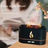 Appliances 240ML USB Essential Oil Aroma Diffuser 7LED Color Flame Ultrasonic Humidifier Home Office Air Freshener Fragrance Sleep Atomizer