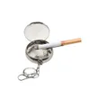 Smoking Pipes Aschenbecher aus Metall, Mini-Aschenbecher mit Schlüsselanhänger