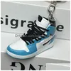 Chain Rings Party Favor Favor Fashion Sneaker Chain Men and Women Keychain Gift Sapatos de luxo Bola de pingente de pingente de entrega Jóias DH5C9