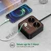 Адаптеры Orico Portable Power Strip 3M Удлиняющий кабель Electrica A Electrica с 3 USB -портами для домашнего деревянного зерна двойные розетки