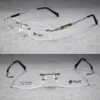 Sunglasses Frames Fashion Pure Titanium Eyeglass Rimless Glasses Men Women Eyewear Myopia Rx Able