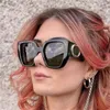 Designersolglasögon för kvinna Lyxiga män Kör överdimensionerade solglasögon Fyrkantig båge Polarisera solglasögon Kvinnor Glasögon G Eyewear Man Solglasögon
