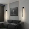 Lampes murales FSS moderne minimaliste ligne lampe salon TV fond créatif point chambre chevet
