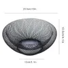 Organization Double Wall Mesh Decorative Fruit Basket Metal Mesh Snack Bowl Centerpiece Kitchen Holder