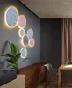 Wall Lamp Lights Nordic Multi-color Stone Creative Simple For Restaurant Bar Bedside Living Room Lighting Sconce WA179