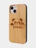 Aangepaste stevige pc houten telefoonhoes mobiele telefoon accessoires hoes voor iPhone Xs Max