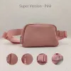 Lu partout ceinture sac extérieur Sacs redyo Femmes Hommes Taille Sac Gym Élastique Réglable Sangle Fermeture Éclair Fanny pack rose