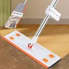 Mops Squeeze Mop Hand Free Magic Lazy Flat Mops für Wohnzimmer Badezimmer Home Drehbarer trockener nasser Bodenwischer Haushaltsreinigungsmittel 230512