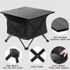 Camp Furniture Portable Camping Table Ultralight Aluminum Alloy Folding Beach For Cooking Travel Outdoor Picnic Foldable Tables Desk