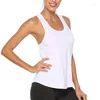 Camicie attive S Gilet da yoga senza maniche Canotta sportiva Canotta fitness da donna Canotta atletica T-Shirt Quick Dry 2023