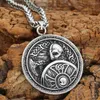 Hanger kettingen Noordse Viking Stainlee stalen amulet talisman ketting met cadeauzakje