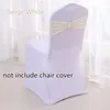 Faixas 50 pçs / lote Lycra Chair Back Sash Spandex Cadeira Bandas com para eventos de casamento festa de aniversário banquete decoração 20 cores