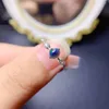 Cluster Rings Bague Opale Noire Naturelle Argent 925 Certifié Fire Color Burst Flash 4x5mm Gemstone Girl's Holiday Gift Produit gratuit