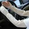 Ärm ärmmar Summer Driving Sun Protection Gloves Ice Silk Protection Lose Cykling Thin Armguard Women's Hand 230512