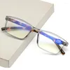 サングラス反blue光老眼眼鏡男性女性高解像度コンピュータ光学1.0〜4.0