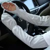 Ärm ärmmar Summer Driving Sun Protection Gloves Ice Silk Protection Lose Cykling Thin Armguard Women's Hand 230512