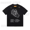 Spring Designer Mens T Shirt T-shirt Tshirt Womens Classic Trainer Shoes Print Simple Casual Cotton Tee Black White Tops