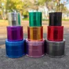 4 layers Aluminum Alloy Herb Grinders smoke accessories Zinc Alloy Tobacco Grinders with CNC teeth filter for Smoking