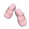 Slippare Summer Women's Flip Flop Platform Women Clip Toe Slip On Shoes Ladies Casaul Kvinnliga bilder Sandalias 40