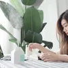 Umidificatori Creative New Milkbox Umidificatore Ultrasonico Ione Negativo spray USB Silent Humidifier Office Desktop Mini idratante