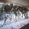 Party Decoration 12pcs) Style Acrylic Clear Rectangle Frame Centerpiece Flower Stand For Wedding Table 1375