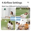 Fans JISULIFE Ceiling Fan USB Rechargeable Portable Household Electric Hanging Fans with Remote Control
