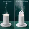Appliances Air Humidifier Intelligent Smoke Ring Aromatherapy Diffuser 330mlLarge Capacity Essential Oil Atomizer Night Light