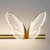 Lampade da parete Modern Butterfly LED Illuminazione per interni Applique Lampada per camera da letto Comodino Soggiorno Decorazioni per la casa