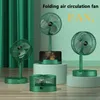 Fans Xiaomi 3 Gear Portable Fan Rechargeable Mini Folding Telescopic Floor Summer Fan Cooling For HoalureS Bedroom Office Desktop