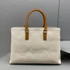 vintage Dames TRIOMPHE CANVAS strandtas Luxe heren portemonnee Linnen clutch Schoudertassen Raffias designer gym tote reistas Top handvat handtas crossbody cosmetische tassen